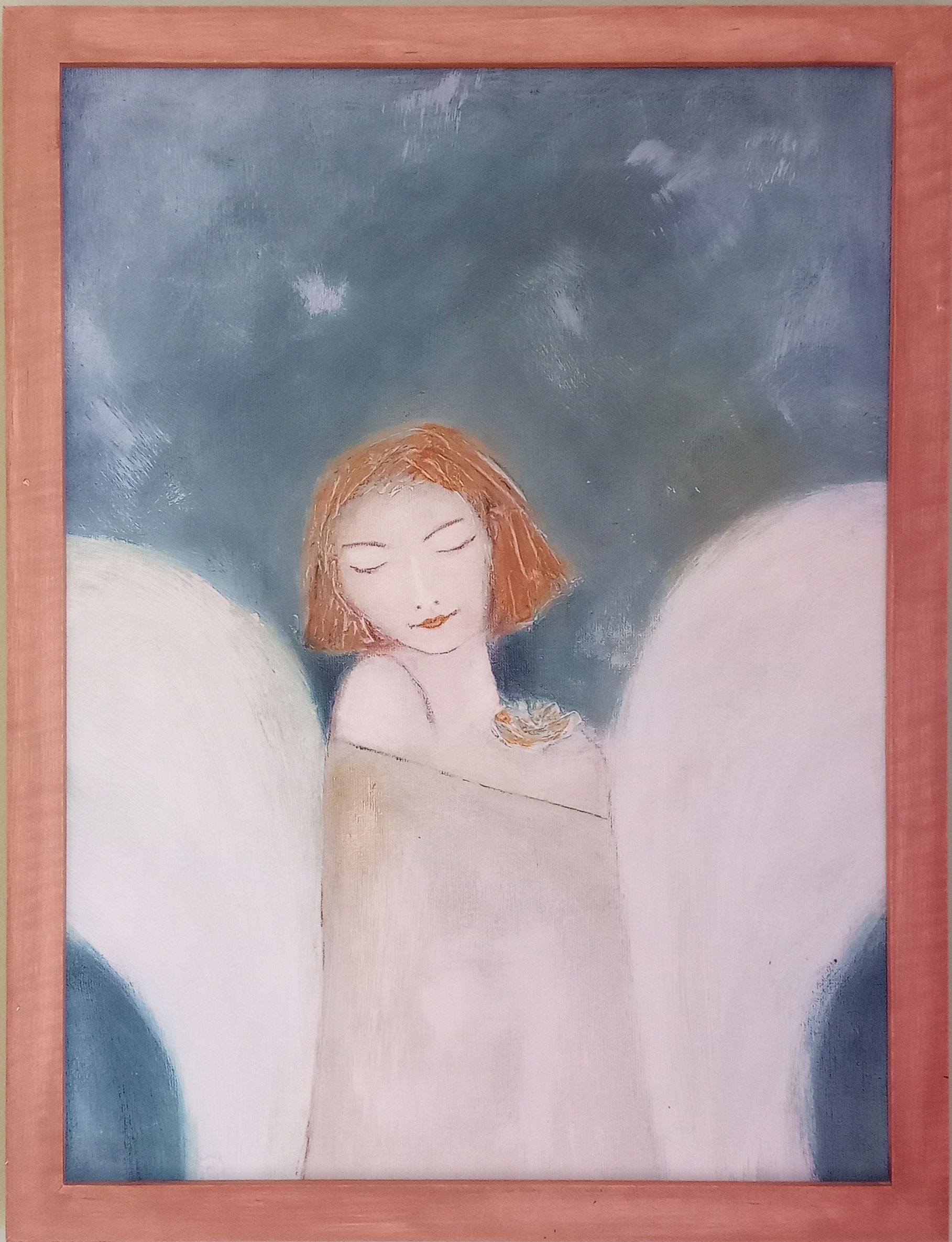 Anděl s květinou